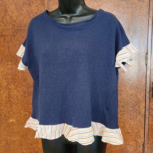 .Ruffle Hem Tee from TUPLIP CLOTHING